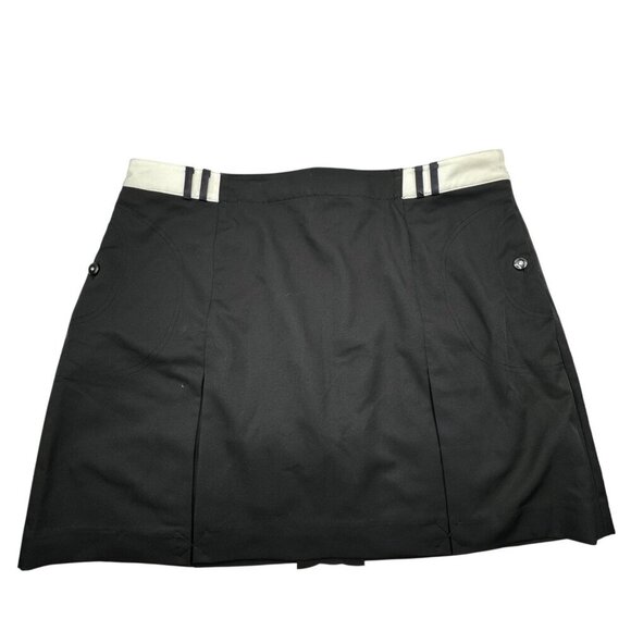 NWT Izod Cool FX Black White Pink Golf Active Skort Skirt Short Women’s Size 16 - Picture 16 of 16